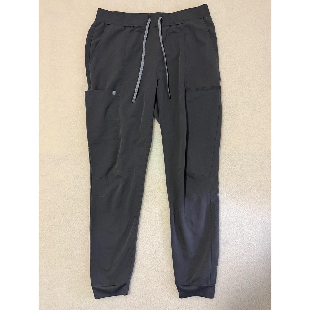 Fabletics Dark Gray Drawstring Track Joggers
